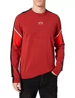 Swetry męskie - BOSS Rafio sweter męski, Medium Red611, L - miniaturka - grafika 1