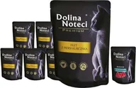 Mokra karma dla kotów - Dolina Noteci Premium z kurczakiem 10x85 + tuńczyk 85g - miniaturka - grafika 1