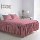 Narzuty - Narzuta na łóżko 160x200 frilly pink - miniaturka - grafika 1