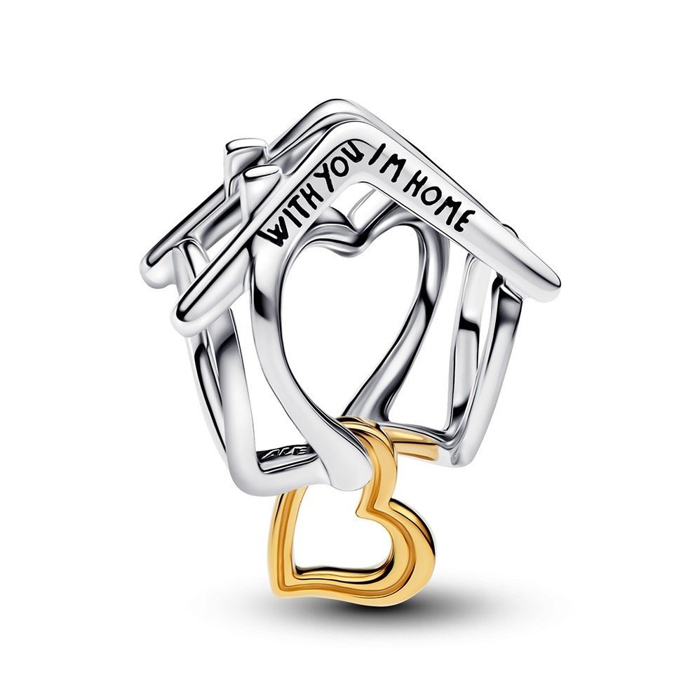 Charms Pandora - Dom i serce 764145C00