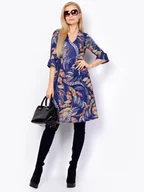 Sukienki - Sukienka z pięknymi rękawami - miniaturka - grafika 1