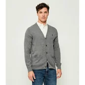 Swetry męskie - POLO RALPH LAUREN Wełniany kardigan Slim Fit - miniaturka - grafika 1