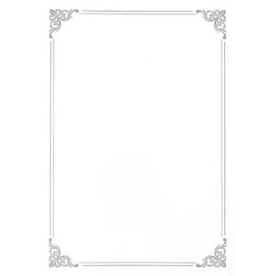 Papier ozdobny A4/190g na dyplomy SILVER 20szt. /210719/ AR702 - Papier do drukarek - miniaturka - grafika 1