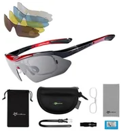 Okulary sportowe - Okulary przeciwsłoneczne rowerowe - 5 wymiennych soczewek + wkładka korekcyjna 10001 - miniaturka - grafika 1