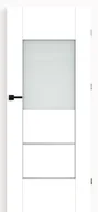 Drzwi wewnętrzne - Dre Drzwi Wewnętrzne Przylgowe Z Szybą Lumio 3 Biel Alpejska - miniaturka - grafika 1