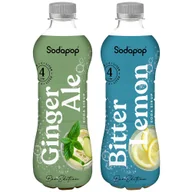 Syropy i koncentraty owocowe - 2x SYROP SODAPOP BAR EDITION IMBIR + GORZKA CYTRYNA DO SATURATORA 500ml - miniaturka - grafika 1