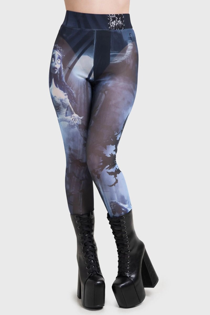 legginsy KILLSTAR - EMILY IN THE NIGHT (CORPSE BRIDE)-XS