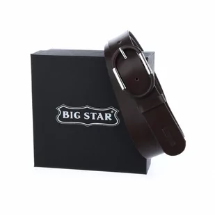 Skórzany pasek damskie II675014 80cm brązowy - Paski - miniaturka - grafika 1