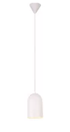Lampy sufitowe - LUNO Lampa Wisząca Oss LUNO styl skandynawski metal biały 50101184 - miniaturka - grafika 1