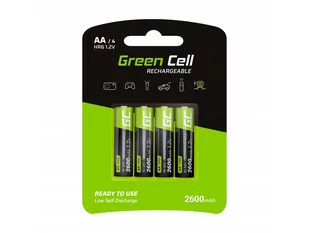 Green Cell Akumulator Green Cell 4x AA HR6 2600mAh GR01 - Ładowarki i akumulatory - miniaturka - grafika 3