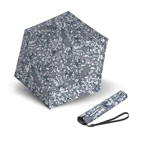 Knirps US.050 ultralekki smukły ręczny story sea - lekki damski składany płaski parasol - Parasole - miniaturka - grafika 1