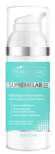 Bielenda Professional Supremelab Skin Tone Eksfoliujący nocny krem redukujący przebarwienia - Kremy do twarzy - miniaturka - grafika 1