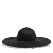Czapki damskie - Kapelusz Guess Fedora AW9499 COT01 Czarny - miniaturka - grafika 1