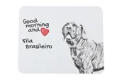 Podkładki pod mysz - Fila Brasileiro podkładka pod mysz z psem Art-Dog - miniaturka - grafika 1