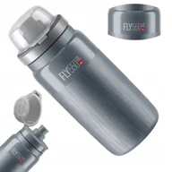 Shakery i bidony sportowe - Bidon Elite Fly Mtb Tex Szary Logo 550Ml Super Lekki 80 Gram - miniaturka - grafika 1