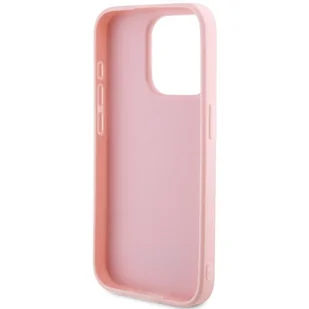 Etui Guess GUHCP14LPSAIRSP Apple iPhone 14 Pro hardcase Saffiano Iridescent Script różowy/pink - Etui i futerały do telefonów - miniaturka - grafika 8