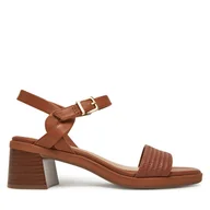 Sandały damskie - Sandały Clarks Jaylan Ray 26181661 Brązowy - miniaturka - grafika 1