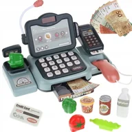Zabawy w naśladowanie dorosłych - Duża Kasa Sklepowa Fiskalna Dla Dzieci Kalkulator Produkty - miniaturka - grafika 1