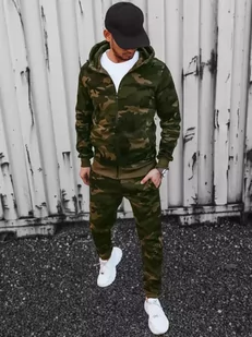 Dres męski moro zielony Dstreet AX0622-XXL - Dresy męskie - miniaturka - grafika 1