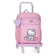 Plecaki szkolne i tornistry - Joumma Disney Stitch Hearts & Dots Plecak szkolny z wózkiem niebieski 30 x 38 x 12 cm poliester 13,68 l, Niebieski, plecak szkolny na kółkach - miniaturka - grafika 1
