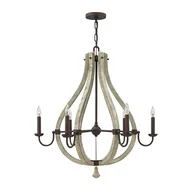 Lampy sufitowe - Elstead Lighting Lampa wisząca MIDDLEFIELD kol. RDZAWE ŻELAZO (HK/MIDDLEFIELD6) - Hinkley - - miniaturka - grafika 1