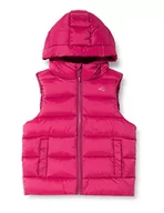 Kurtki i płaszcze dla dziewczynek - 4F JUNIOR Down Jacket dla dziewczynek, DARK PINK, 164 - miniaturka - grafika 1