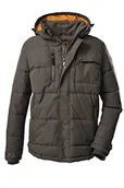 Kurtki męskie - G.I.G.A. DX (GIGEQ Męska kurtka funkcyjna o wyglądzie puchu z odpinanym kapturem GW 64 MN QLTD JCKT, zielono-antracytowa, S, 38527-000 - miniaturka - grafika 1