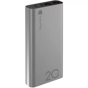 Navitel PWR20 AL 20000 mAh Srebrny - Powerbanki - miniaturka - grafika 1