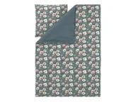 Pościel - LIVARNO® Pościel satynowa z bawełny, 140 x 200 cm (Kwiaty/zielony) - miniaturka - grafika 1