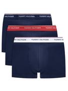 Majtki męskie - Tommy Hilfiger Komplet 3 par bokserek 3P Trunk 1U87903842 Granatowy - miniaturka - grafika 1