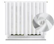 Firany - Firanka Gotowa Z Woalu Na Taśmie Firana Gładka Woal Biała 400X130 Cm - miniaturka - grafika 1