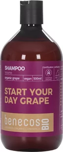 Benecos - Szampon zwiększający objętość winogron, BIO, 500 ml - Szampony do włosów - miniaturka - grafika 1