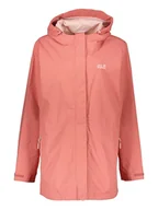 Kurtki i kamizelki sportowe damskie - Jack Wolfskin Kurtka funkcyjna "Tavani Shell" w kolorze pomarańczowym - miniaturka - grafika 1