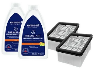 Zestaw filtry + środek czyszczący BISSELL CrossWave FreshStart Kit Wielokolorowy - Akcesoria do odkurzaczy - miniaturka - grafika 1