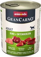 Mokra karma dla psów - Zestaw Animonda GranCarno Original Adult, 24 x 800 g - Wołowina i kacze serca - miniaturka - grafika 1