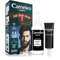 Farby do włosów i szampony koloryzujące - DELIA Cosmetics Cosmetics Cameleo Men Hair Colour Cream M) farba do włosów 4.0 Medium Brown 30ml - miniaturka - grafika 1