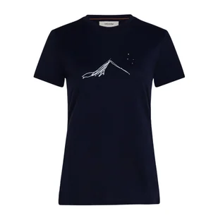 Koszulka damska Icebreaker Merino 150 Tech Lite SS T South Const Midnight Navy L - Koszulki i topy damskie - miniaturka - grafika 1
