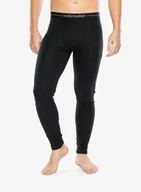 Kalesony - Legginsy termoaktywne Icebreaker 300 Merino Fine Polar Leggings - black - miniaturka - grafika 1