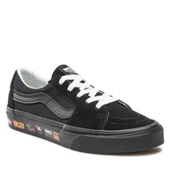 Trampki damskie - Tenisówki VANS - Sk8-Low VN0A4UUKB0K1 (Vans Market) Black/Neon - miniaturka - grafika 1