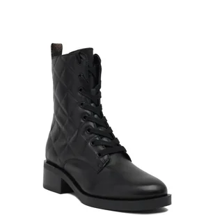 Guess Skórzane botki TAELIN - Botki damskie - miniaturka - grafika 1