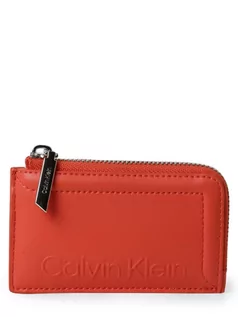 Portfele - Calvin Klein - Portfel damski, pomarańczowy|czerwony - grafika 1