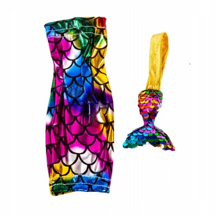 SUKIENKA LALKI BARBIE SYRENKA UBRANKO Różne Kolory - Akcesoria dla lalek SUKIENKA LALKI BARBIE SYRENKA UBRANKO Różne Kolory - Akcesoria dla lalek - miniaturka - grafika 1