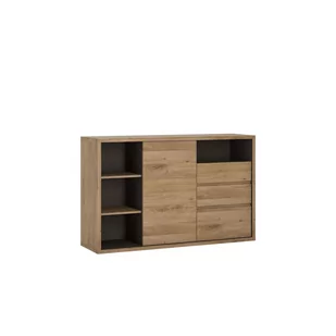 Komoda z Regałem Typ 43 Shetland Meble Wójcik Dąb Shetland, Szary - Komody - miniaturka - grafika 1