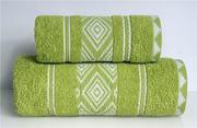 Ręczniki - Ręcznik Azteka 70x130 Zielony Greno - miniaturka - grafika 1