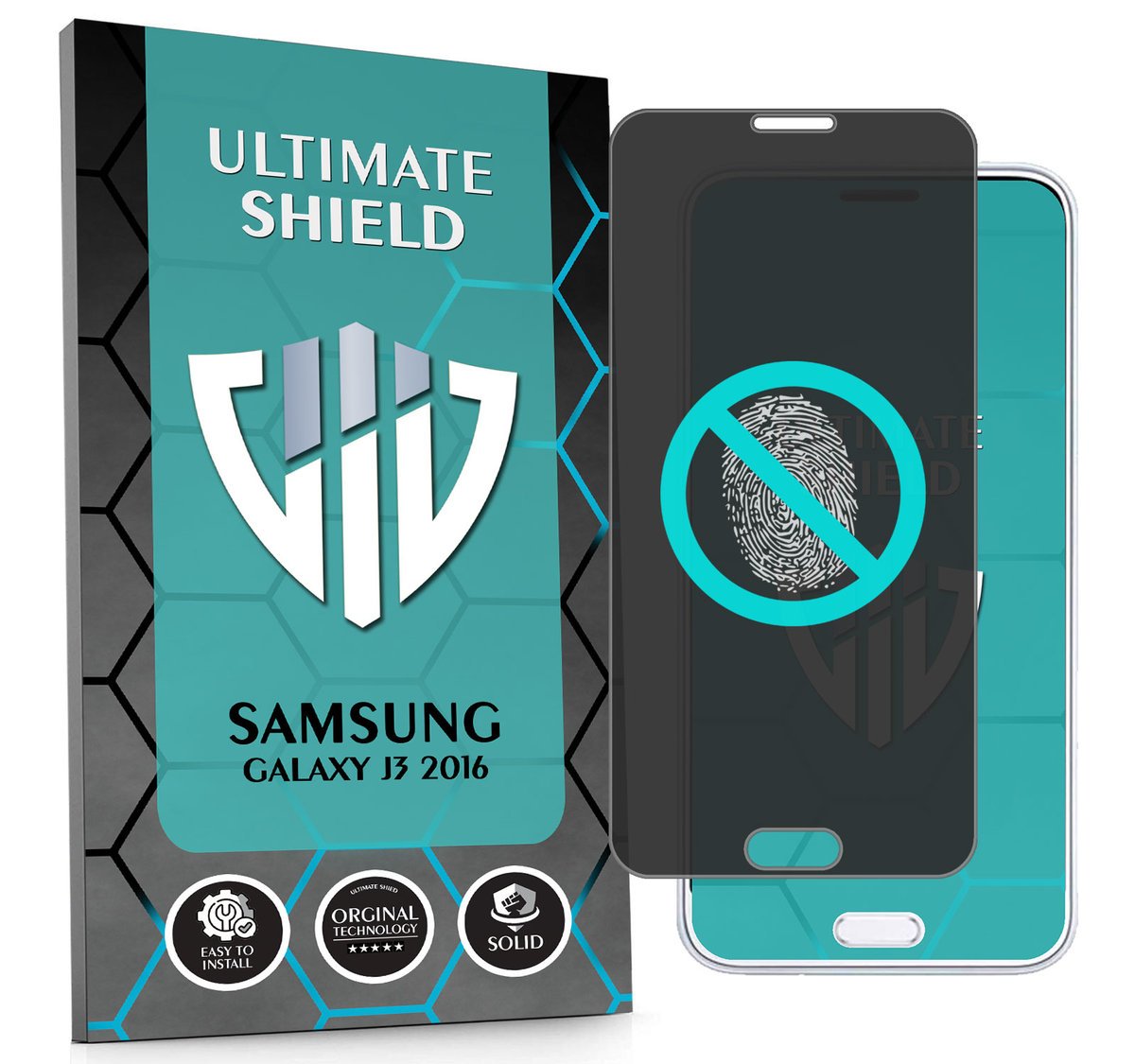NAJLEPSZE SZKŁO 5D PEŁNE DO SAMSUNG GALAXY J3 2016 NIETŁUKĄCE ORYGINAŁ