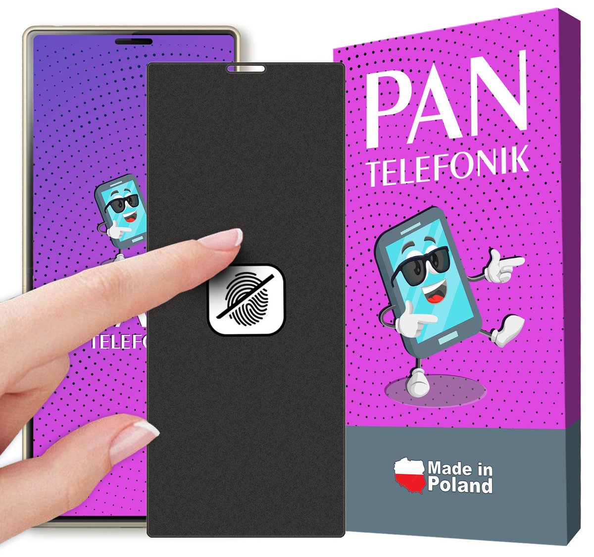 NAJLEPSZA FOLIA 5D MATOWA DO SONY XPERIA 10 PLUS HYDROŻELOWA ORYGINAŁ