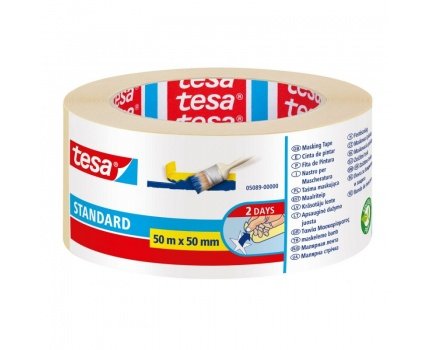 Tesa Taśma maskująca standard 50m x 50mm 5089