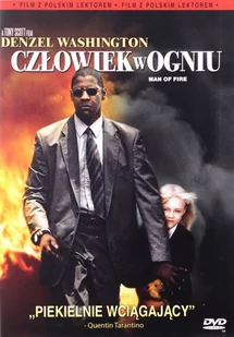 Człowiek w ogniu DVD - Filmy akcji DVD - miniaturka - grafika 1