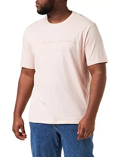 Koszulki męskie - Champion T-shirt męski American Classics, brudny róż, S - grafika 1