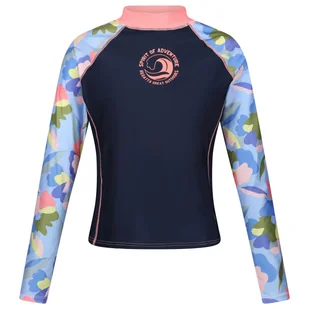 Koszulka damska Regatta Wmn L/S Rash Vest Rozmiar: S / Kolor: ciemnoniebieski - Stroje kąpielowe - miniaturka - grafika 1